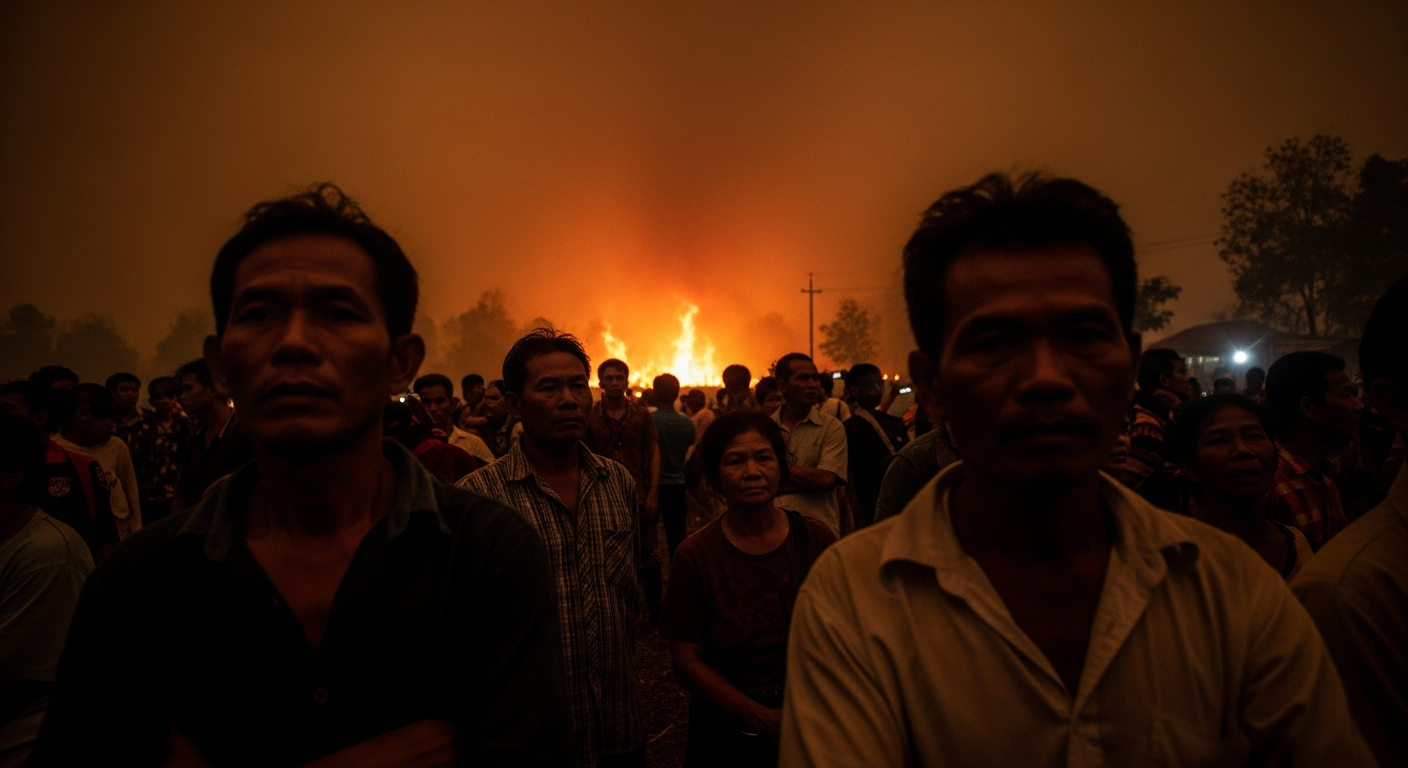Лесные пожары в Убон Ратчатхани: тушение осложнено неразорвавшимися боеприпасами