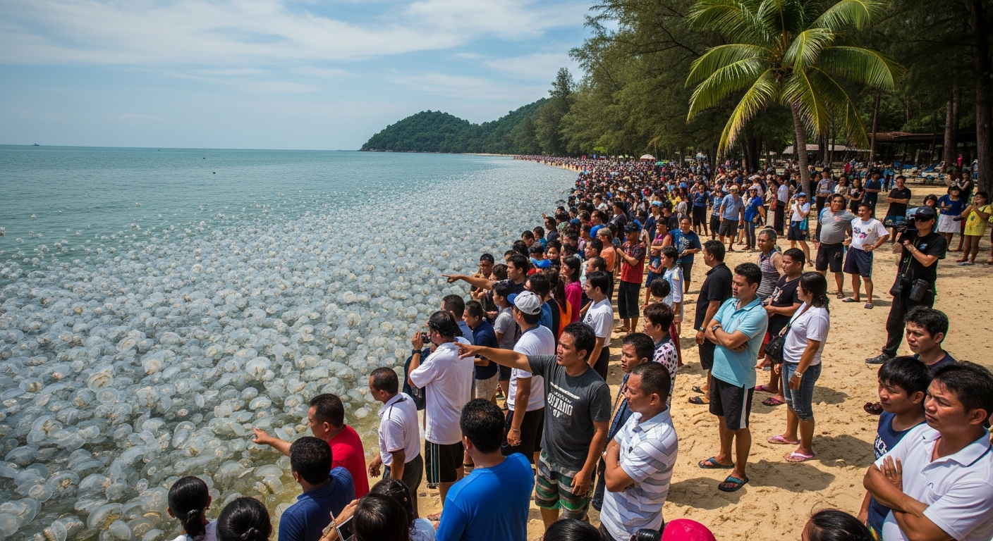 «Огненные медузы» в водах у Ко Май Тон: власти предупреждают