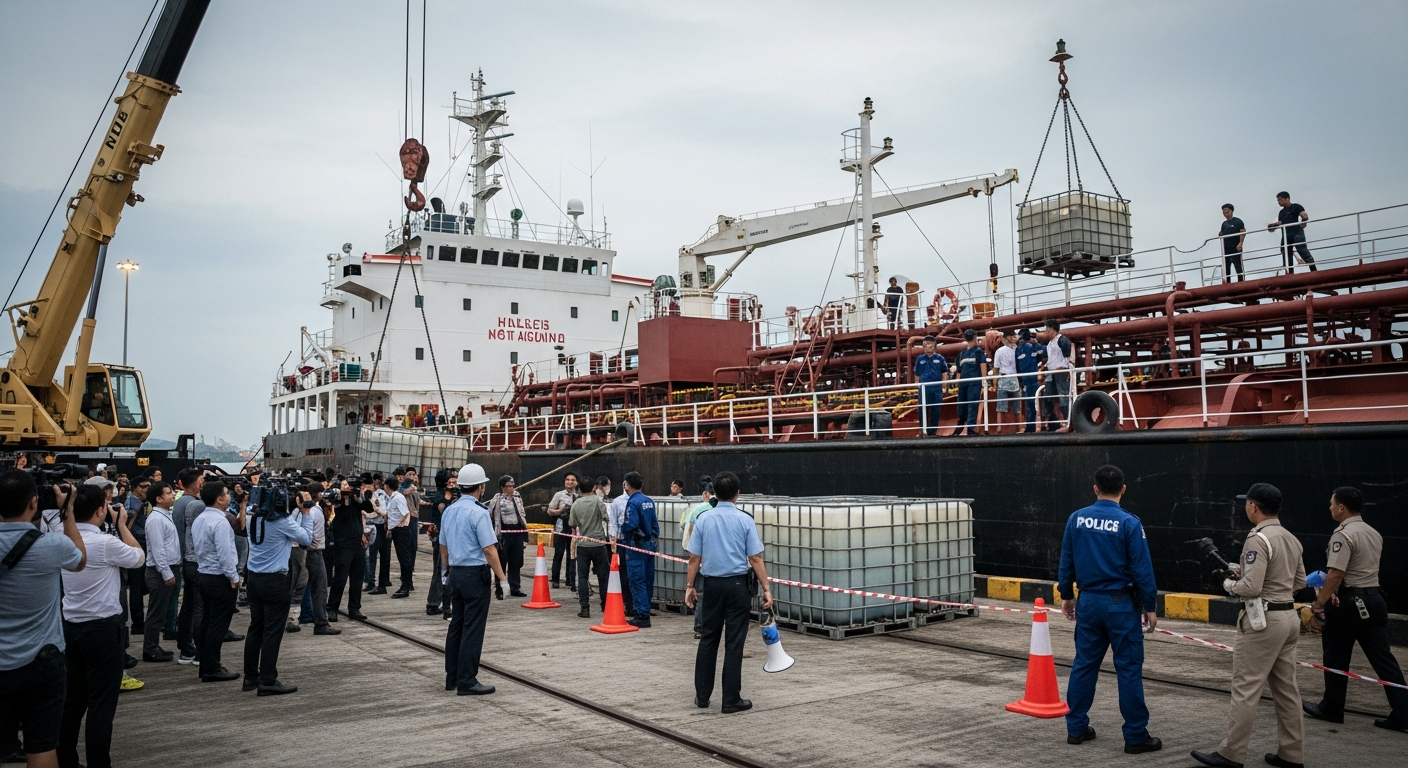 В Таиланде задержан бензовоз с дизельным топливом, предназначавшимся для Мьянмы