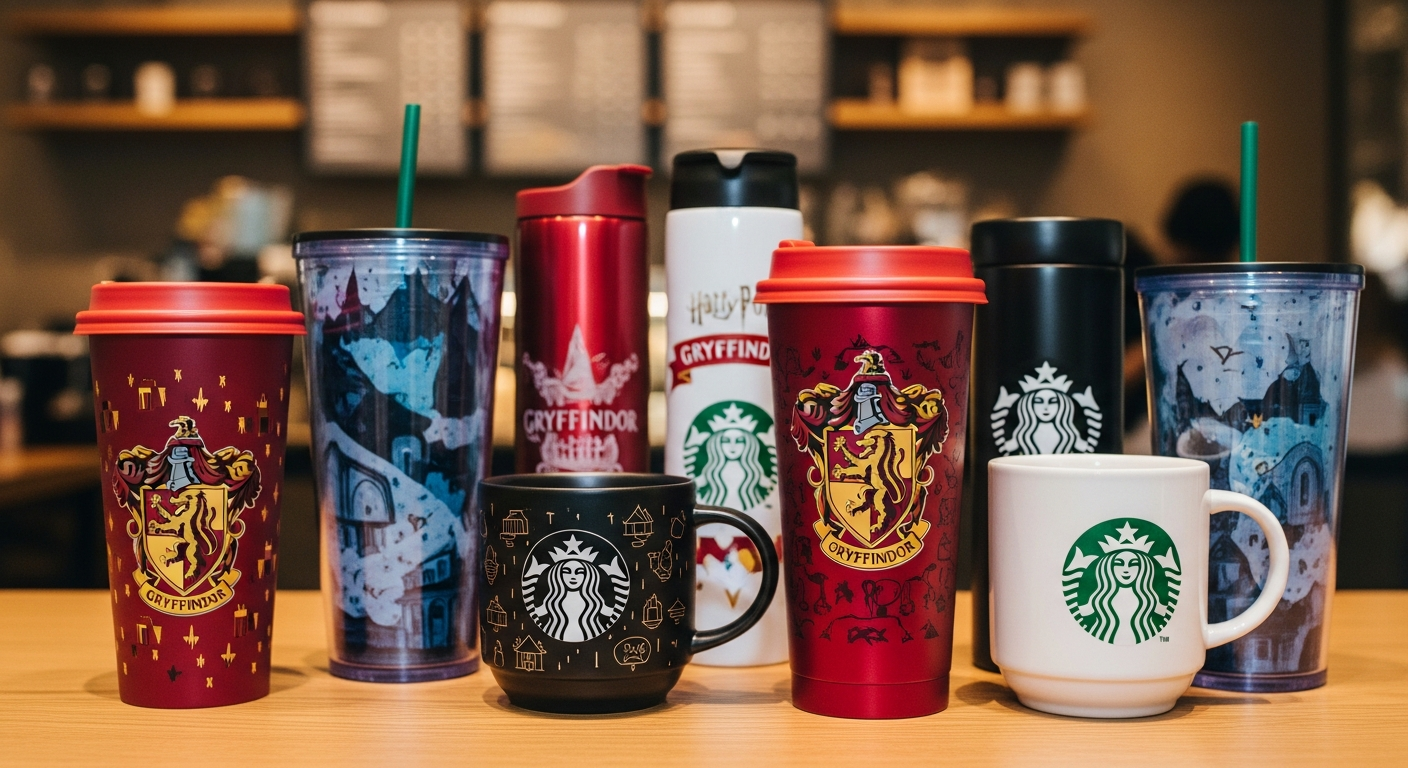 Волшебный мир Гарри Поттера в Starbucks по всему Таиланду