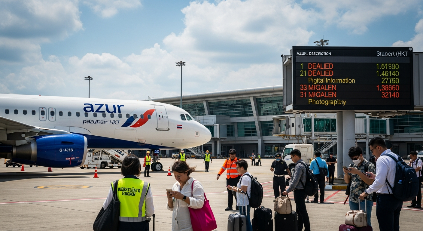 Более 13 часов ожидания: рейс AZUR air из Пхукета на Уфу задержан из-за технических причин