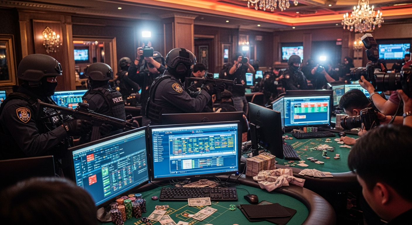 В Паттайе задержаны 25 иностранцев по делу об онлайн-казино с оборотом 700 млн батов