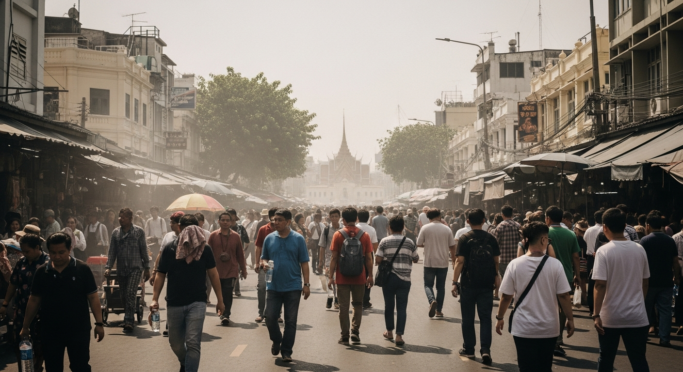 Жара в Бангкоке: Индекс ощущаемой температуры достиг опасного уровня
