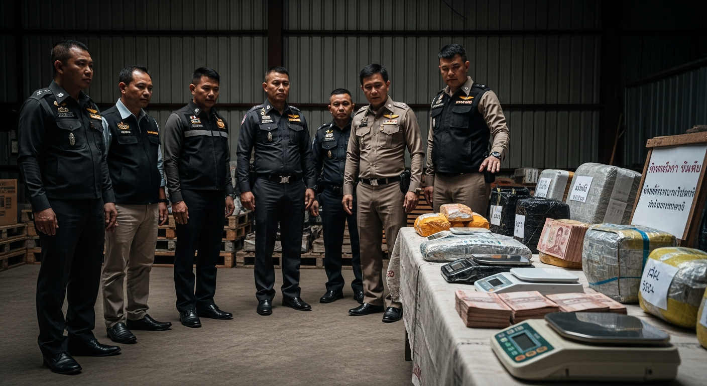 Полиция Таиланда провела масштабную операцию против наркотиков: более 145 000 задержанных