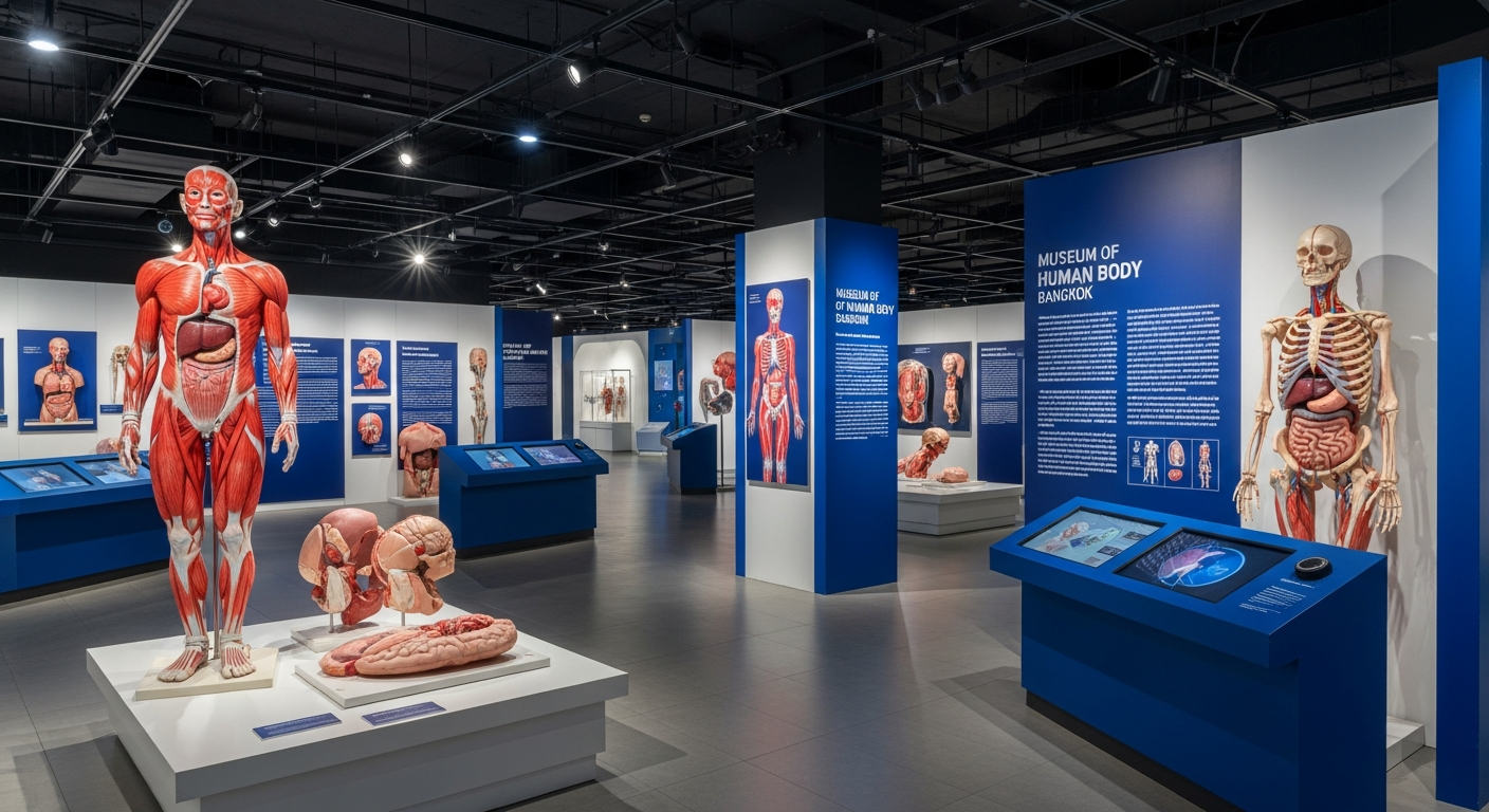 Музей человеческого тела в Бангкоке: уникальная экспозиция анатомии