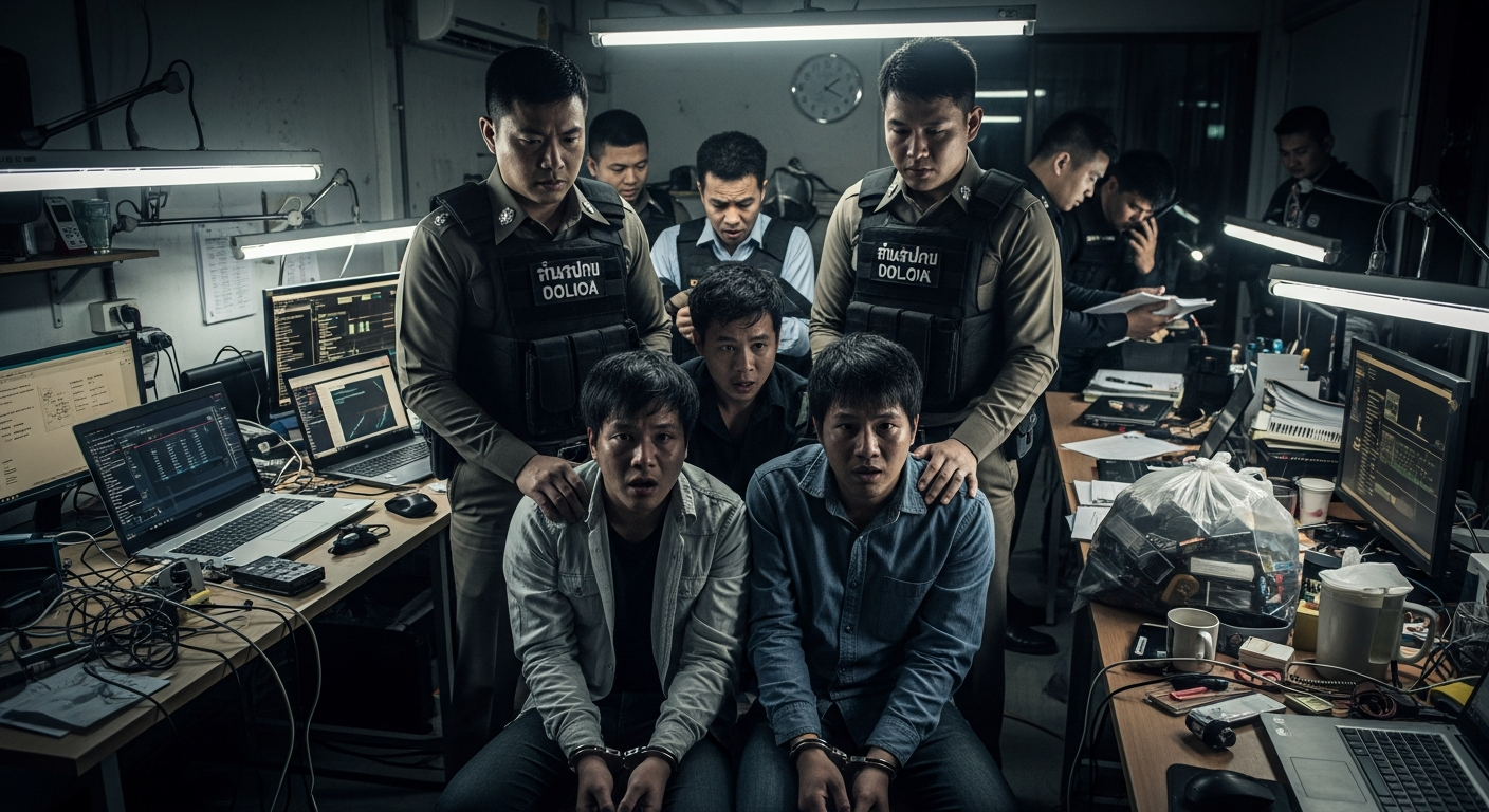 В Бангкоке задержана южнокорейская мошенническая группировка