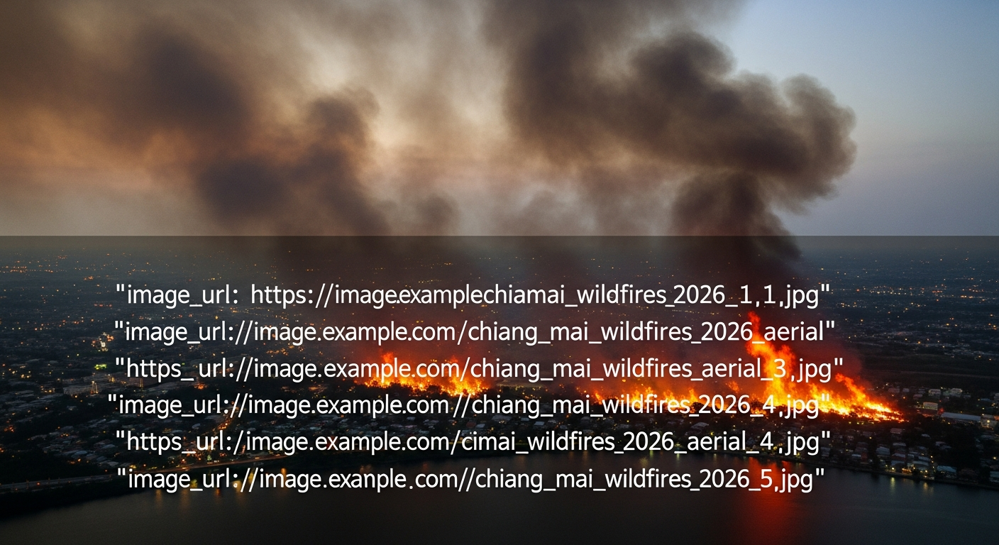 Лесные пожары охватили горные районы Чиангмая: ухудшение качества воздуха