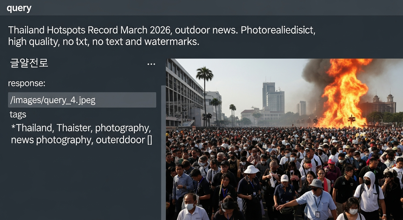 Рекордное число 'горячих точек' зафиксировано по всему Таиланду