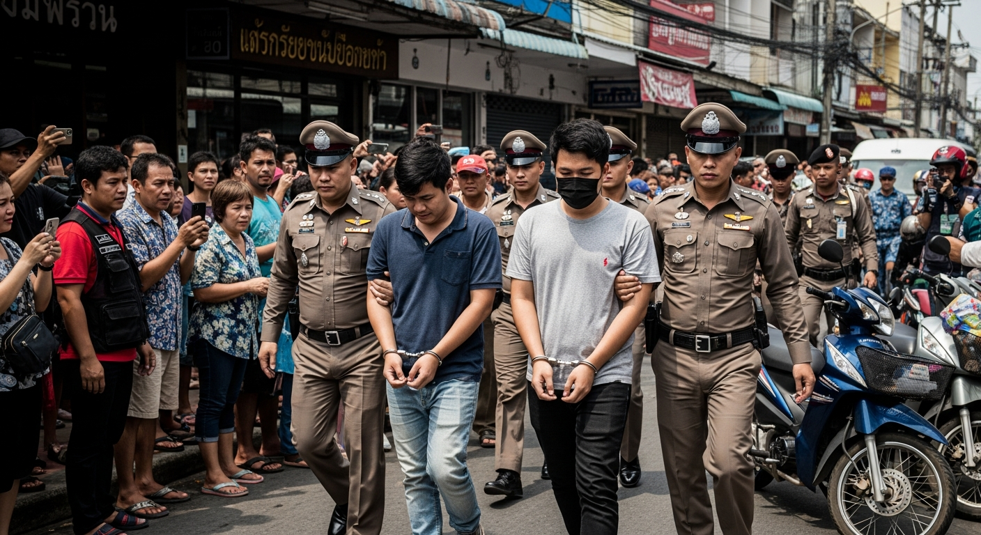 Двое задержаны по подозрению в серии краж на Пхукете