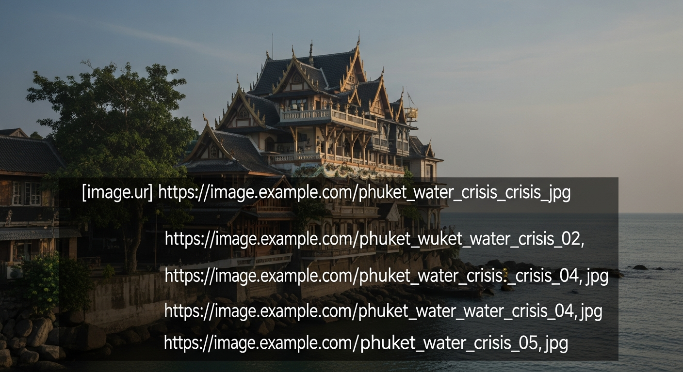 В некоторых районах Пхукета временно отключат воду 1 апреля