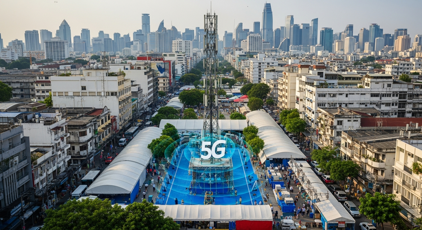 Покрытие 5G в Бангкоке: лучшие районы, сети и что нужно знать