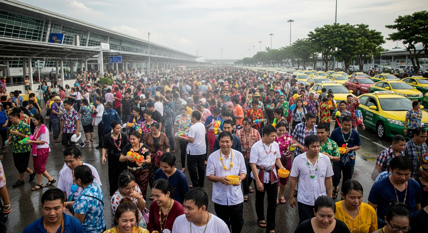 Аэропорт Дон Мыанг: Рекомендации для пассажиров в период Сонгкрана