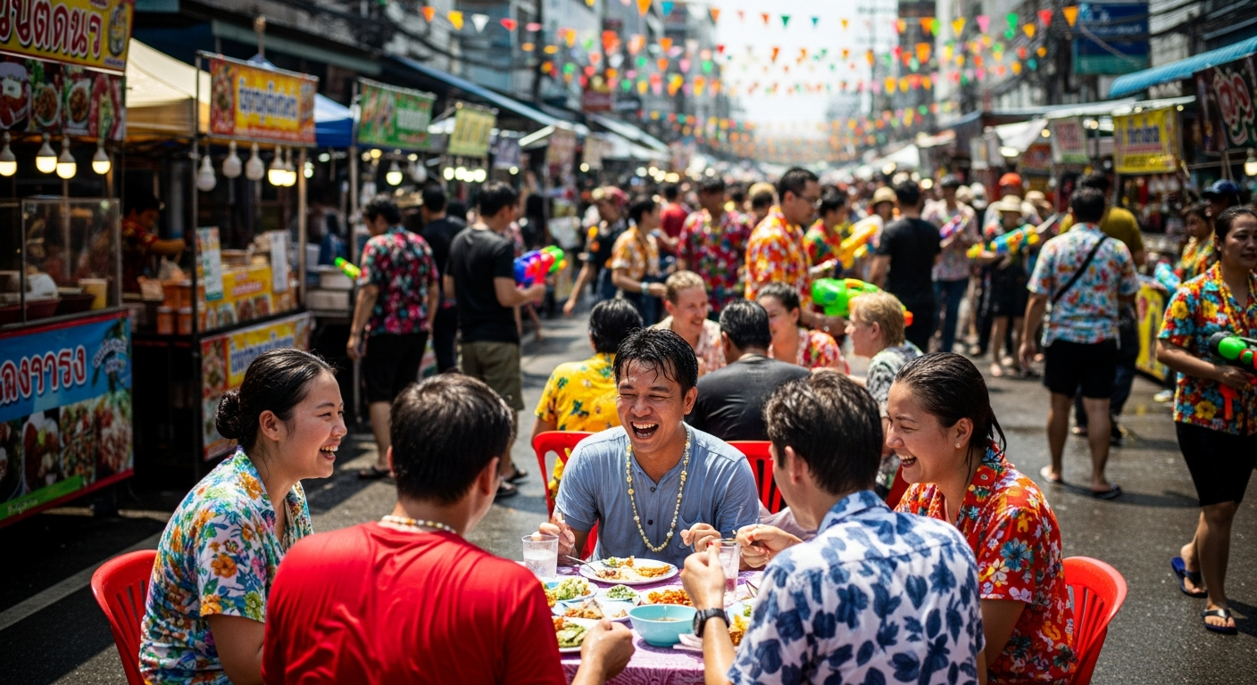 Ресторанный сектор Таиланда готовится к спаду продаж во время Сонгкрана