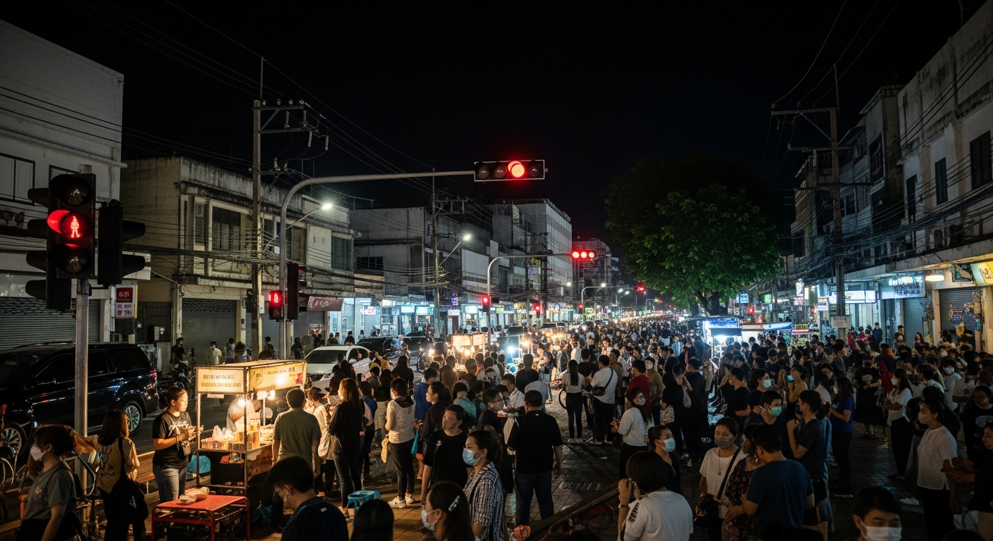 Отключение электричества в Бангкоке и Нонтхабури 8 апреля 2026 года