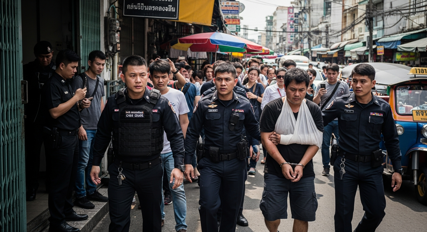 В Пхукет-Тауне прошла полицейская операция: задержаны четверо подозреваемых в наркоторговле