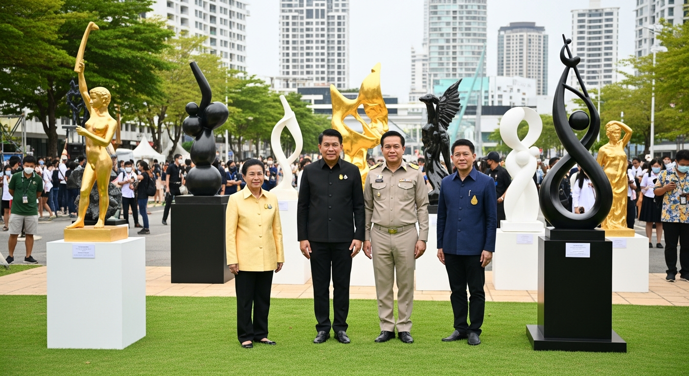 Пхукет получил в подарок скульптуры на 6 млн бат для развития арт-туризма