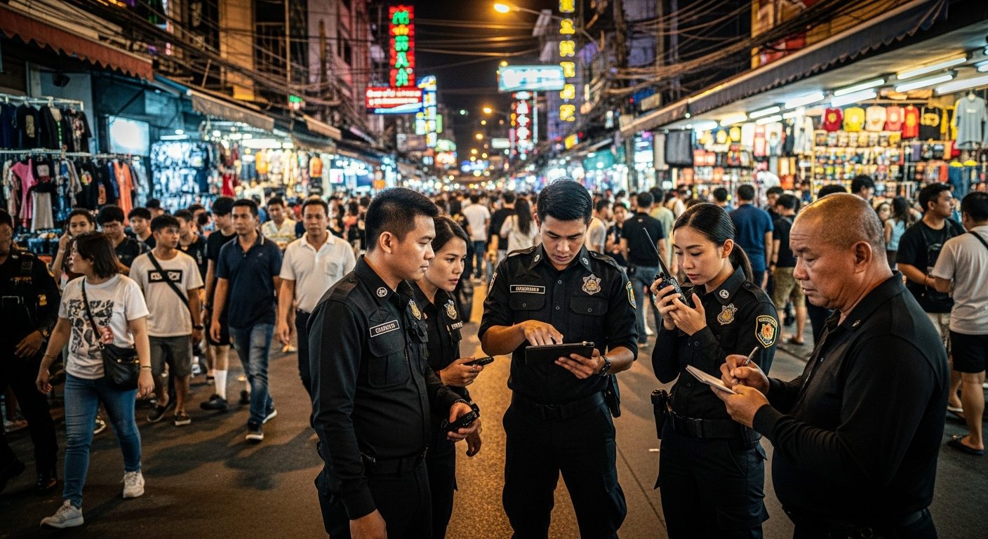 Паттайя ужесточает контроль над охранниками Walking Street