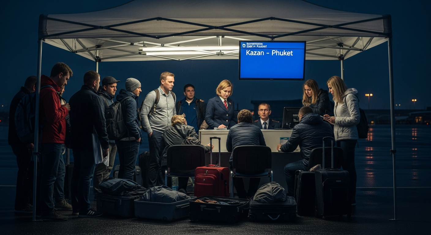 Авиакомпанию оштрафовали за 13-часовую задержку рейса из Казани на Пхукет