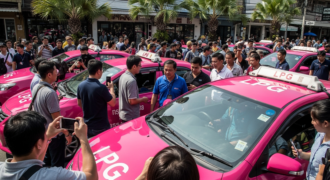 Такси на Пхукете работают на газе: цены на бензин не влияют на тарифы