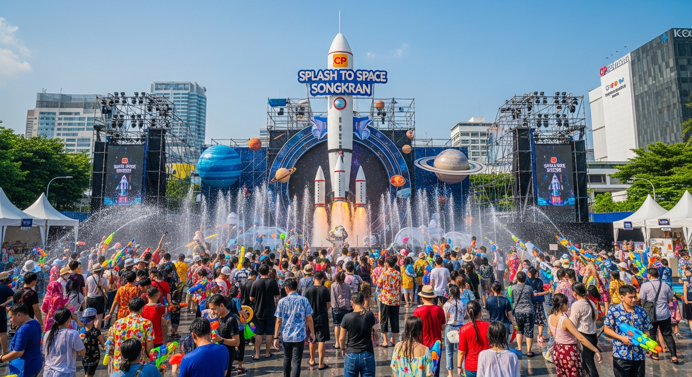 CPF устраивает «Splash To Space» на водном фестивале в Силоме