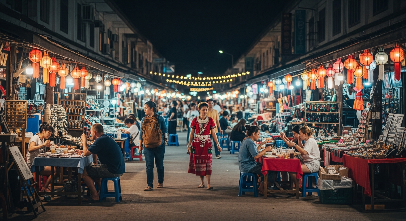 Ночная жизнь Чианграя: Бары, рынки, живая музыка