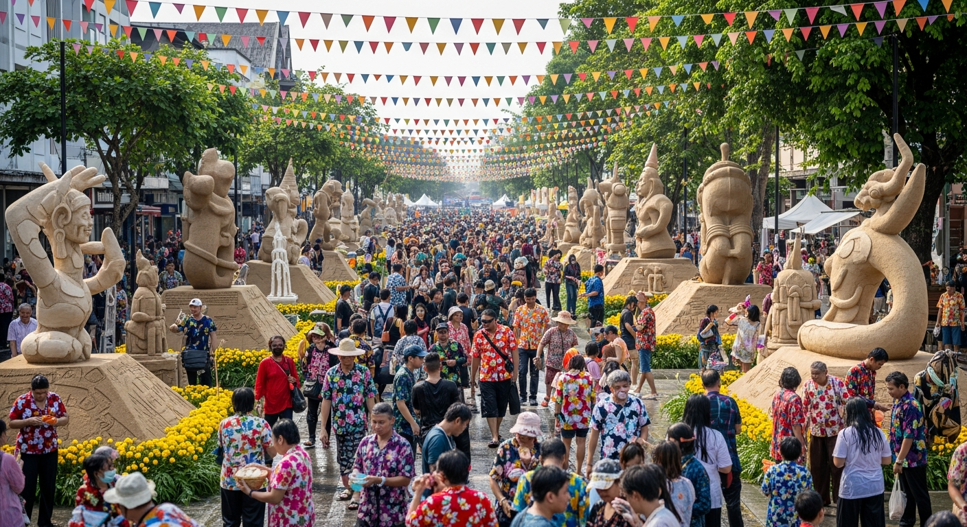 Фестиваль Saneh Art By Songkran 2026: Искусство и культура в парке Люмпини