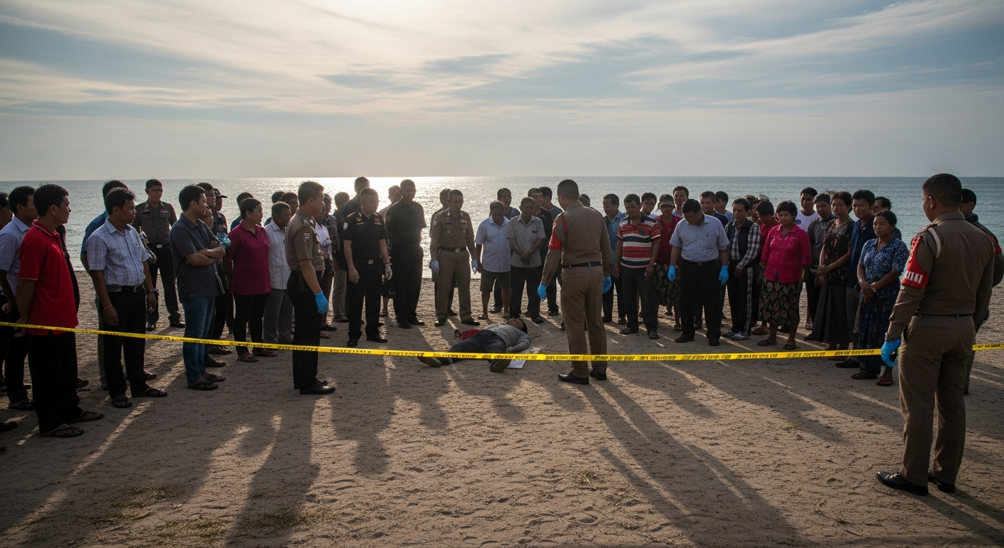 Мужчина из Мьянмы найден мертвым у подножия скалы на Ко Лан