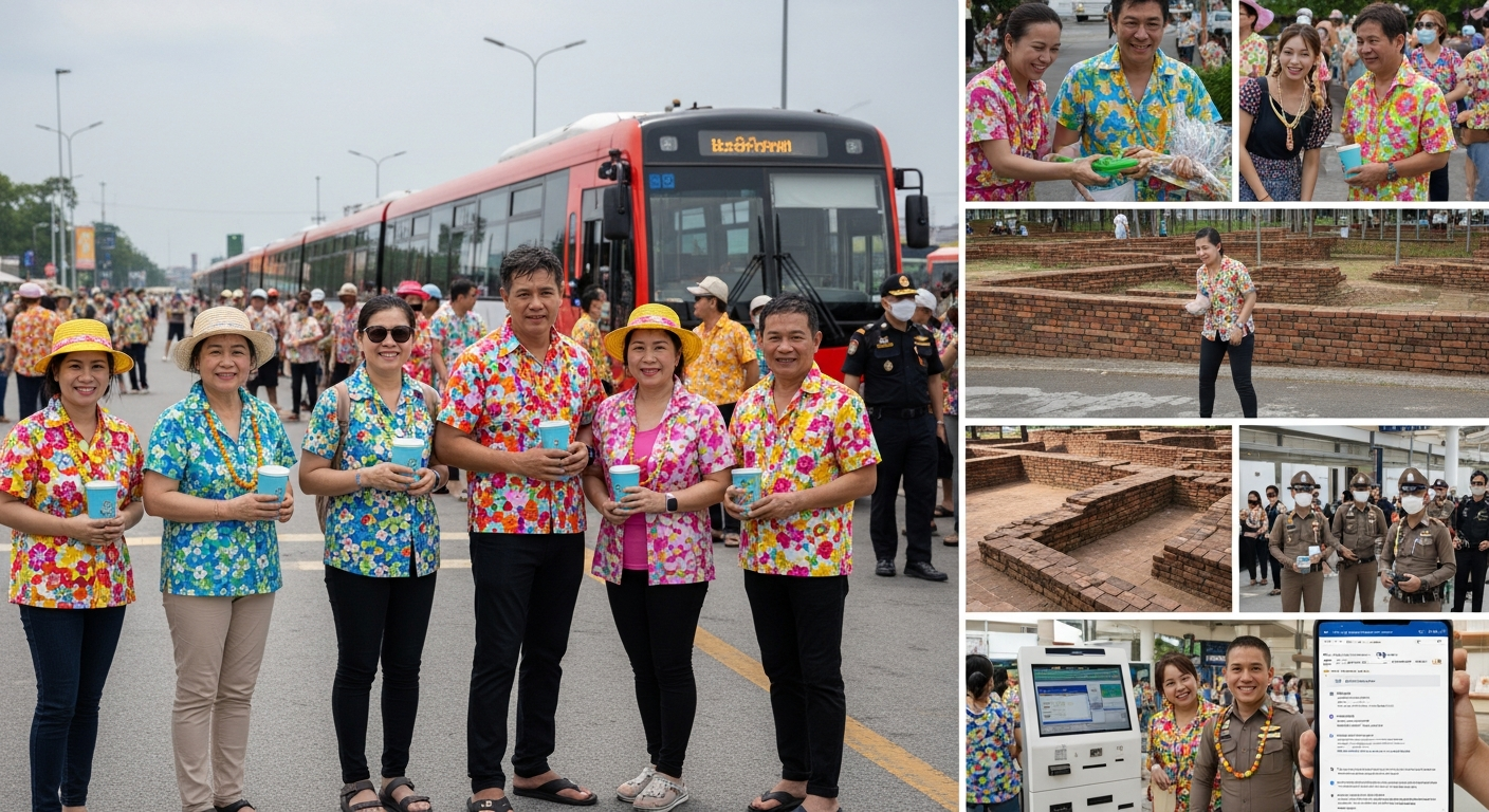 Волонтеры-скауты помогли путешественникам во время поездок на Сонгкран