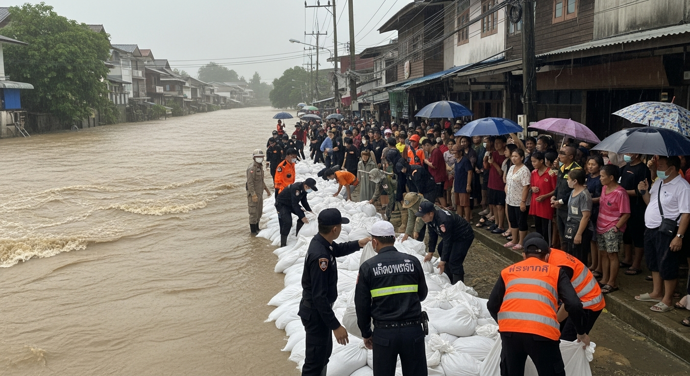 Губернатор Чианграя ускоряет работы по укреплению от наводнений в Мае Сай