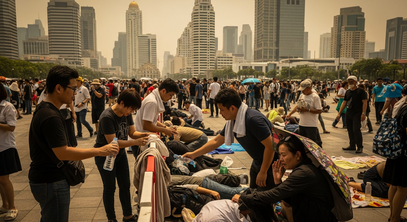 Bangkok: Опасная жара длится уже 19 дней, ожидаются грозы