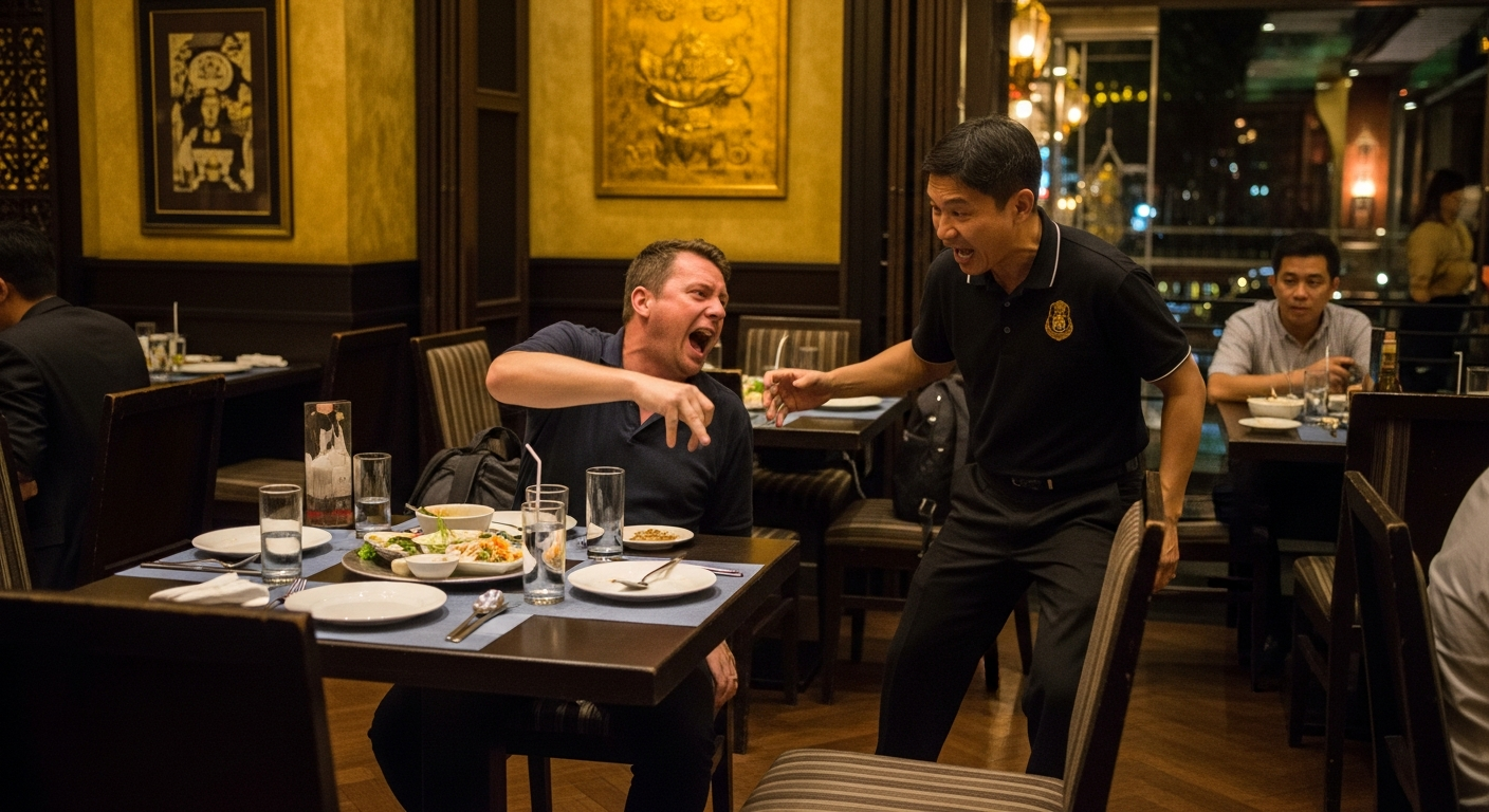 Иностранка устроила дебош в ресторане Таиланда из-за напитка