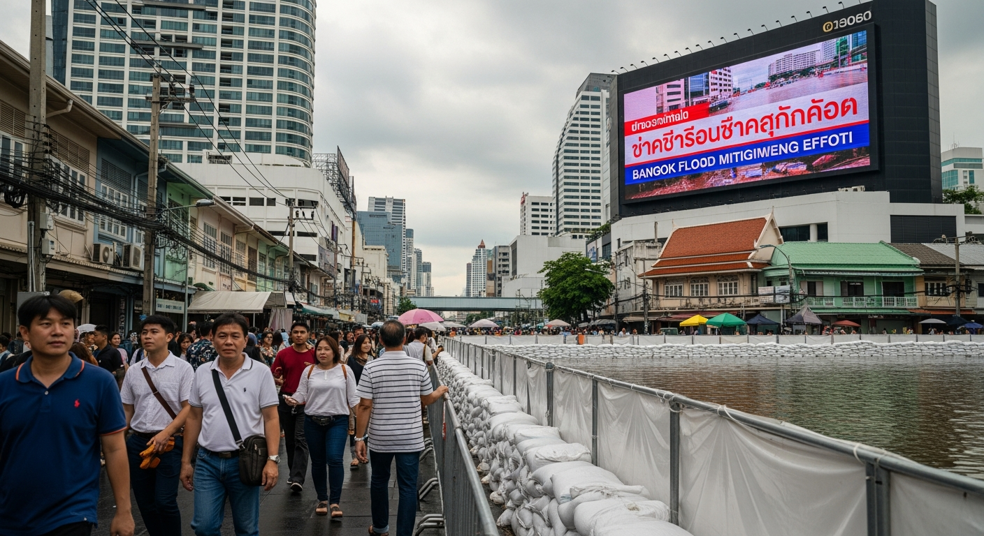 В Бангкоке предложена модель «города-губки» для борьбы с наводнениями