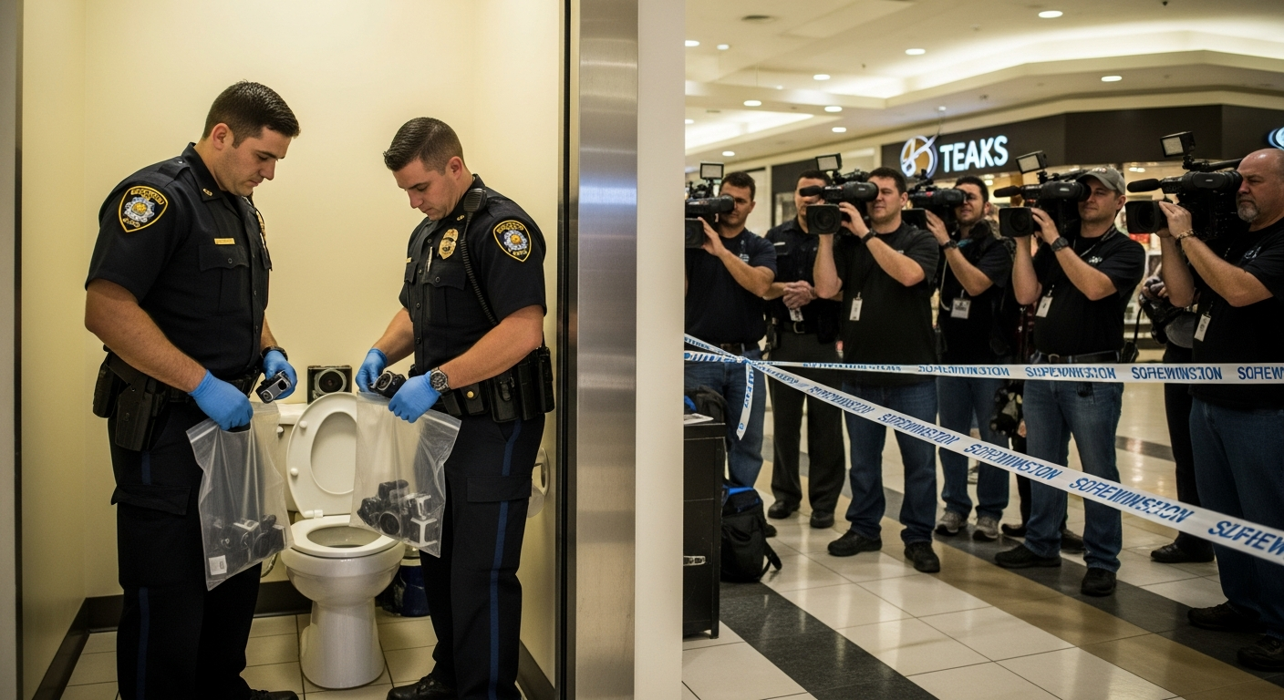 В Чиангмае бизнесмен установил скрытые камеры в туалетах торгового центра