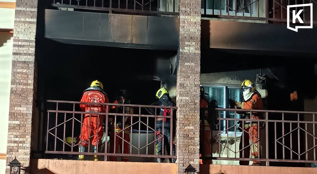 Пожар в общежитии в Лампанге: причина — заряжающийся телефон