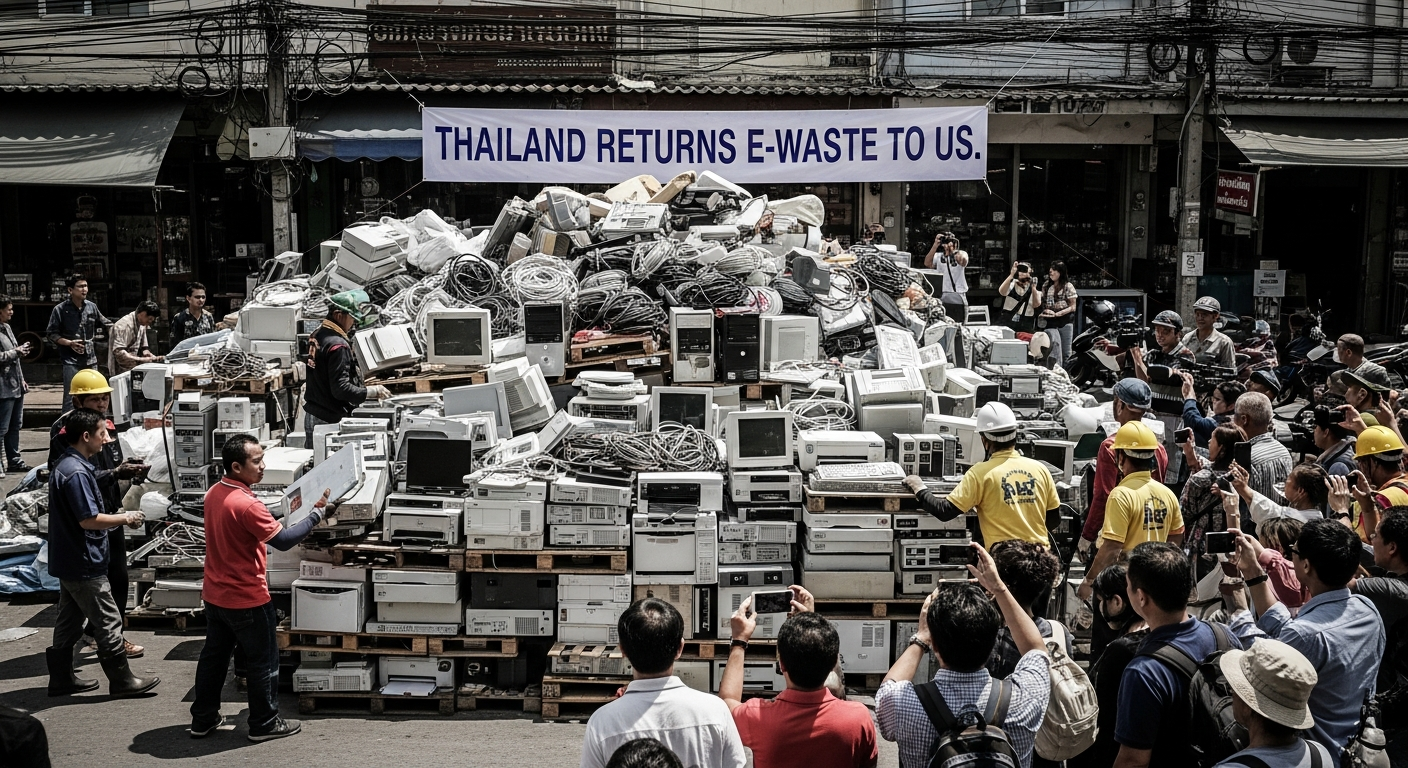 Таиланд возвращает США 284 тонны электронных отходов