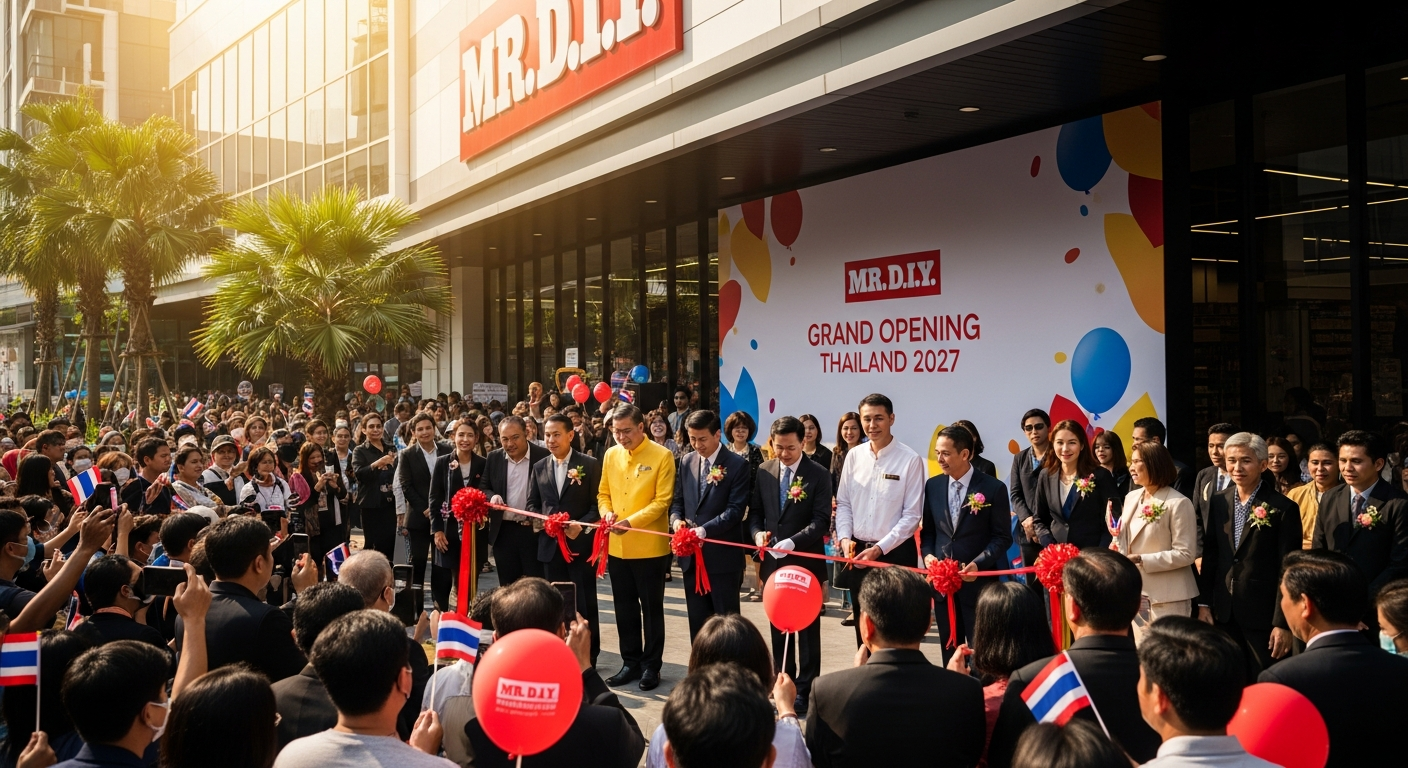 MR. D.I.Y. планирует открыть 1500 магазинов в Таиланде к 2027 году