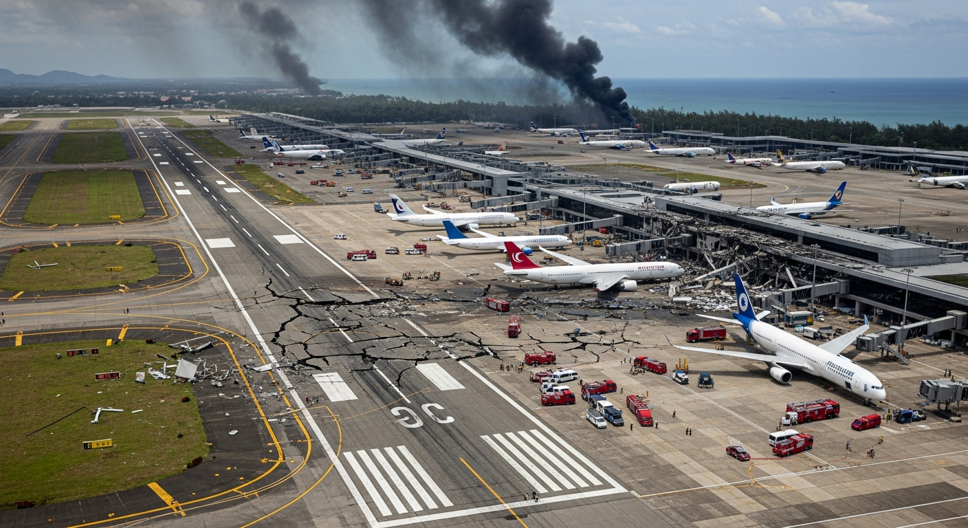 Аэропорт Пхукета временно закрыт из-за аварийной посадки Boeing