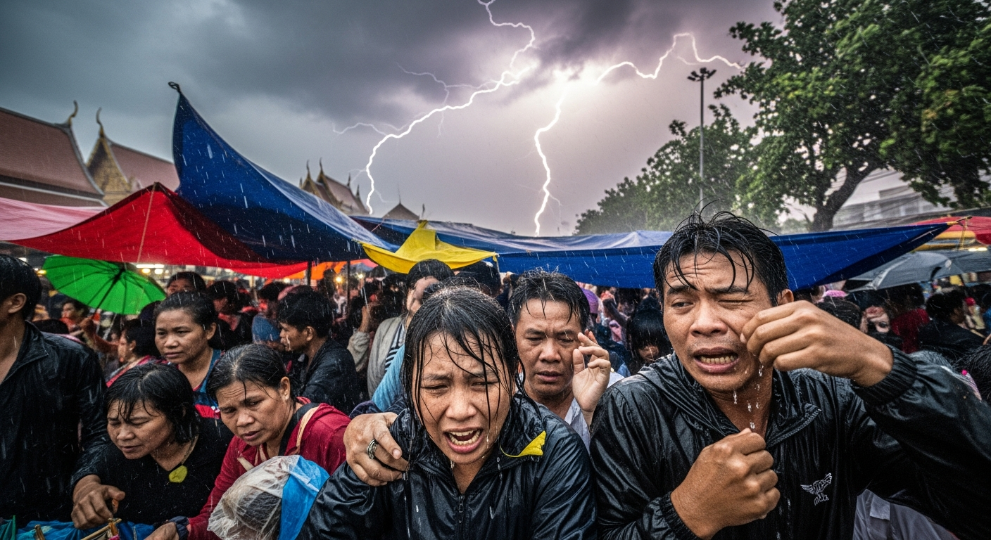 Летние грозы и сильные дожди в Чианграе: предупреждение о погоде