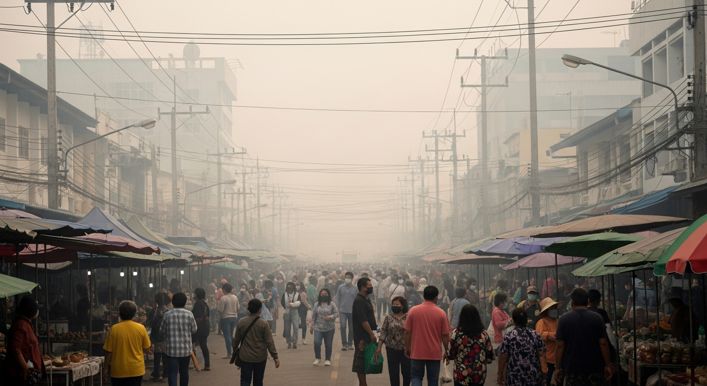Загрязнение PM2.5 сокращает продолжительность жизни в Чианграе на 3,7 года
