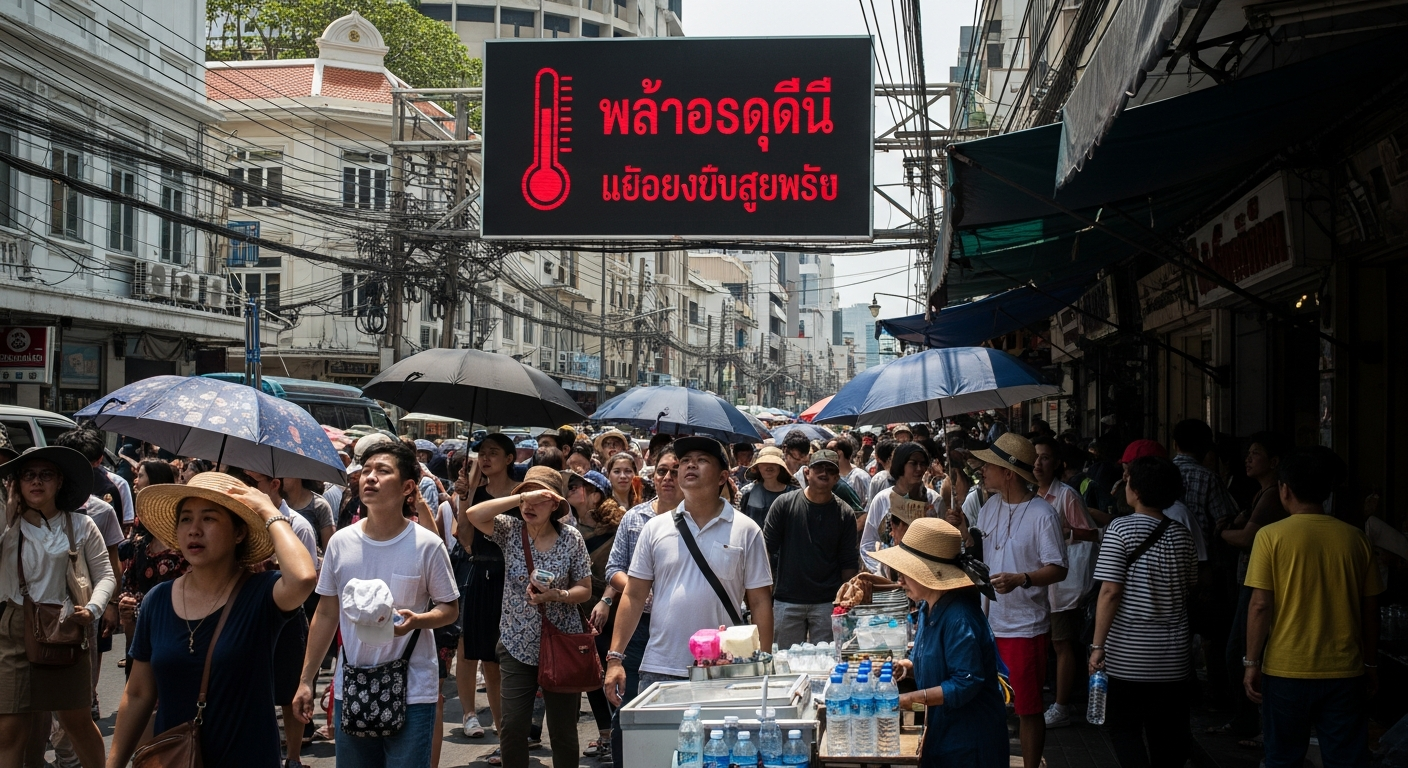 В Таиланде предупреждают о риске теплового удара из-за повышения температуры