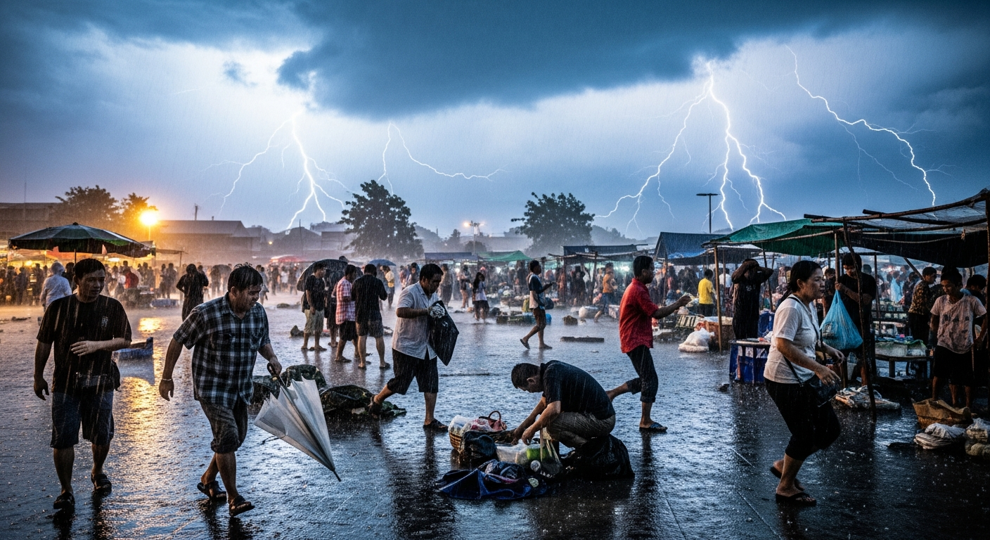 Метеорологический департамент прогнозирует локальные грозы на севере Таиланда