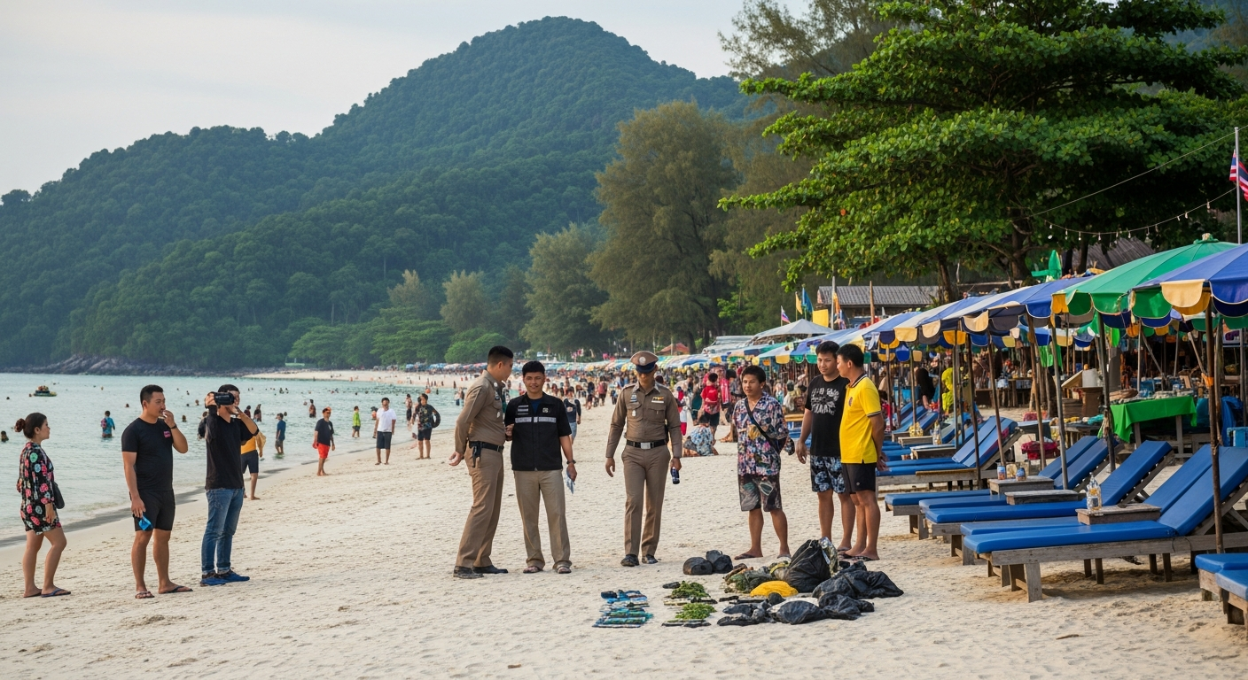 В Таиланде задержан торговец каннабисом на пляже Банг Тао