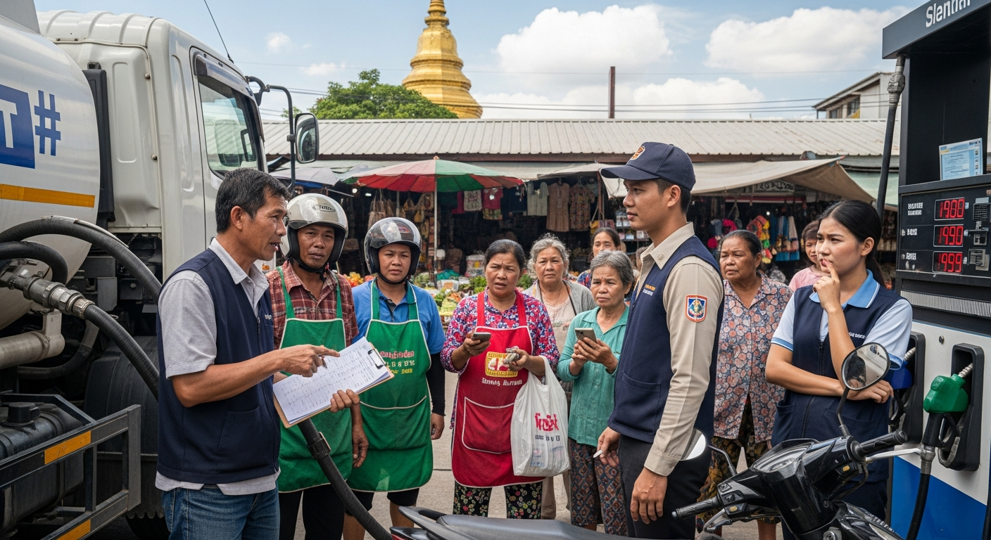 Губернатор Чиангмая: Запасы топлива достаточны, введены строгие проверки