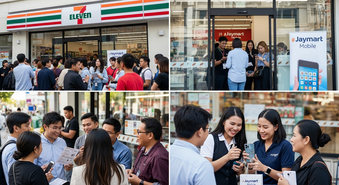 Jaymart Mobile расширяет сеть мини-магазинов через 7-Eleven в Таиланде