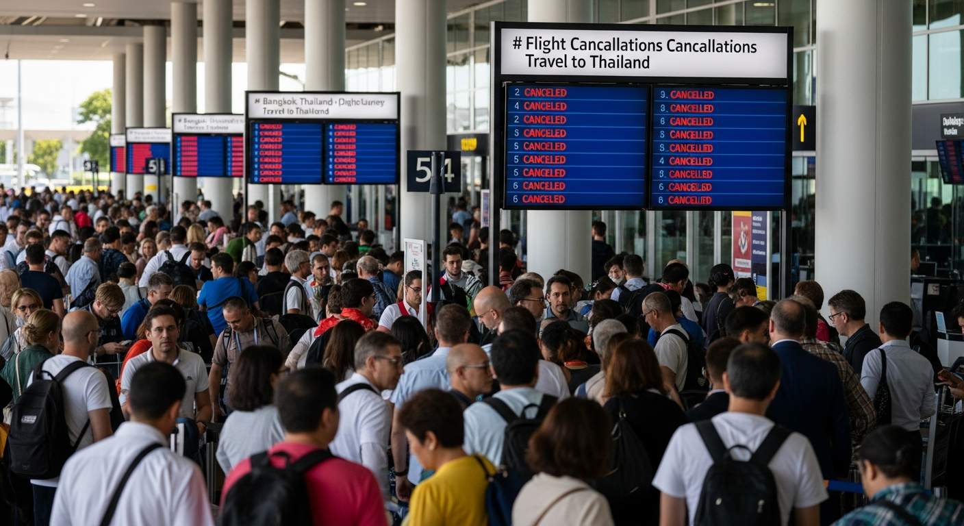 Около 1000 рейсов в Таиланд отменены из-за войны на Ближнем Востоке
