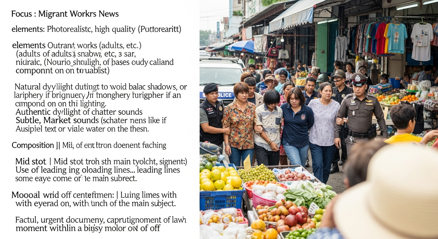 В Таиланде задержаны семь иностранных рабочих на рынке в Трате