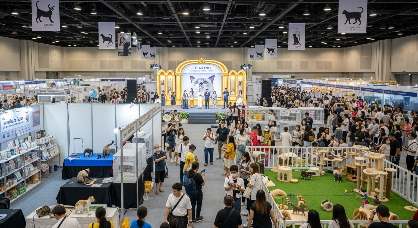 Thailand Cat Lovers Fair 2026: Встреча с редкими тайскими кошками